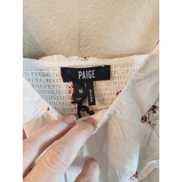 NWT Paige Women's Tevin Maxi Dress SZ Medium Tiered Cottagecore Fairycore - Picture 9 of 14